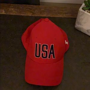 Red USA Hat